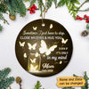 Sometimes I Just Have To Stop Personalized Memorial Circle Ornament