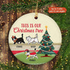 This Is My Christmas Tree Cats Personalized Cat Decorative Christmas Ornament