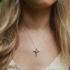 Our Kids Having You As Grandma Butterflies Personalized Cross Dancing Necklace