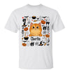 Halloween Theme Cat Mom Personalized Shirt