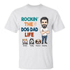 Caricature Man Rockin‘ The Dog Dad Life Personalized Shirt