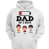 Dad Of Boys And Girls Father‘s Day Gift Personalized Hoodie Sweatshirt