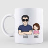 Being Our Dad Grandpa Is The Only Gift Chibi Kid Personalized Mug