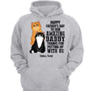 Thanks For Putting Up With Us Cat Dad Personalized Hoodie Sweatshirt