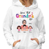 Livin‘ That Grandma Mom Auntie Life Pretty Woman Holding Kids Personalized Shirt