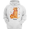 Fall Season Breeze Cute Sitting Dog Personalized Shirt