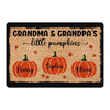 Grandparents Little Pumpkins Welcome Personalized Doormat