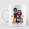 My Cat Mom Say She Loves You Gift For Cat Dad Doll Style Personalized Mug