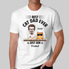 Best Cat Dad Ever Just Ask Caricature Personalized Shirt