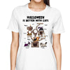 Halloween Cat Tree Fluffy Cat Personalized Shirt