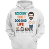 Caricature Man Rockin‘ The Dog Dad Life Personalized Shirt