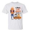 Fall Season Standing Doll Cat Mom Personalized Shirt