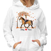 Fall Season Girl Loves Horse Personalized Shirt