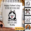 Happy Father‘s Day Best Dog Daddy Dog Dad Personalized Mug