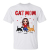 Cat Mom Doll Woman Sitting Walking Cats Personalized Shirt