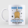 Cat Butts Love You A W-hole Lot Dear Cat Dad Cat Butts Father‘s Day Personalized Mug