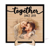 Custom Photo On Wood Personalized 2-Layer Wooden Plaque