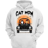 Halloween Cats On Car Personalized Shirt