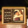 All Of Me Loves All Of You Couple Anniversary Gift Personalized Frame Light Box