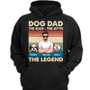 Dog Dad The Legend Real Man Personalized Shirt