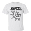 Dad Grandpa Fishing Buddies Simple Hands Personalized Shirt