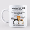 Best Cat Dad If We Could Talk Personalized Mug
