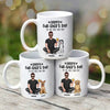 Real Man Sitting Happy Father‘s Further’s Day Best Dog Dad Gift Personalized Mug