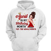 My Birth Month Birthday Gift Personalized Hoodie Sweatshirt