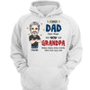 First Dad Now Grandpa Cartoon Caricature Personalized Shirt