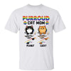 Purroud Cat Dad Cat Mom Scratching Cats Personalized Shirt