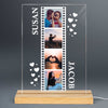 Couple Film Photos Personalized Plaque LED Night Light - Gift For Hi Gift For Her