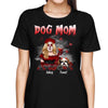 Dog Mom With Skull Mask Roses Costume Personalized Shirt