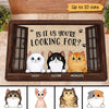 You Are Looking For Funny Cats Personalized Doormat