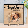 Custom Photo On Wood Personalized 2-Layer Wooden Plaque