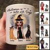 Doll Woman And Dogs Halloween Is Better With Dogs Personalized Mug