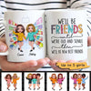 Crazy Doll Besties In Supermarket Personalized Mug