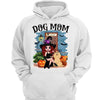 Halloween Witch And Dogs Front Door Personalized Shirt