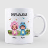 Gift For Dad Grandpa Uncle Papasaurus Doll Dinosaur Personalized Mug