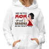 Mom Grandma Two Titles Mother's Day Gift Personalized Hoodie Sweatshirt