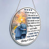 Old Couple Personalized Door Hanger Sign