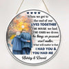 Old Couple Personalized Door Hanger Sign