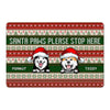Christmas Dog Ugly Sweater Personalized Doormat