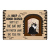 Don‘t Let The Cats Out Personalized Doormat