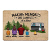 Family Camping Personalized Doormat