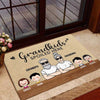 Grandkids Spoiled Here Cute Kid Personalized Doormat