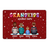 Grandkids Spoiled Here Grandparents Christmas Personalized Doormat