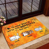 Halloween Dog Cat Monsters & Wicked Witch Personalized Doormat