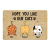 Hope You Like Cat Butts Personalized Doormat