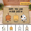 Hope You Like Cat Butts Personalized Doormat