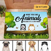 Hope You Like Dogs Cats Zoo Inside Personalized Doormat